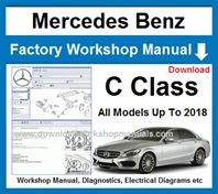 Mercedes C Class Service Repair Workshop Manual Download